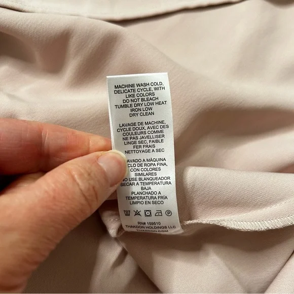 Thakoon Dusty Blush Nude Midi Slip Dress Size 4 Minimalist Clean Girl Neutral - Picture 4 of 14